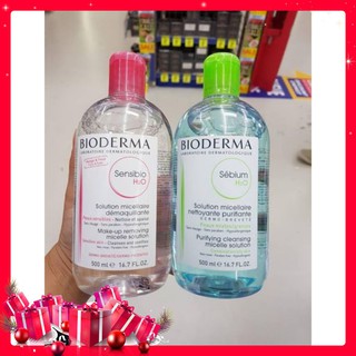 Nước tẩy trang bioderma 500ml crealine h2o