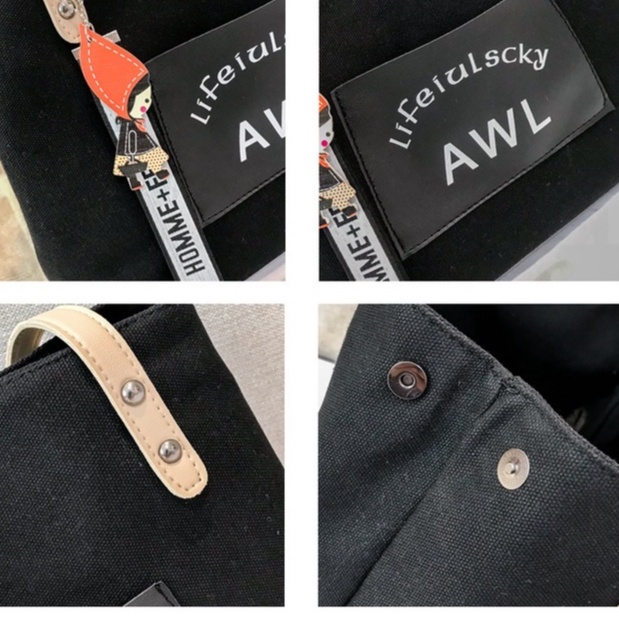 Túi tote vải nữ thời trang phong cách Hàn Quốc, túi tote TX011 - Filibra