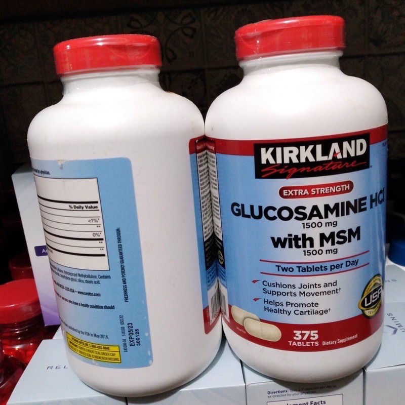 glucosamine HCL 1500mg+MSM 1500mg 375 viên