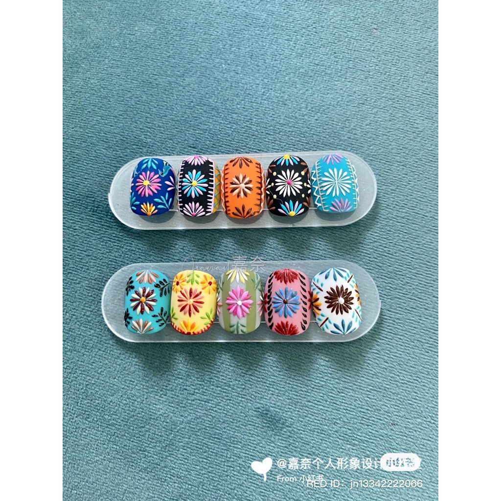 Sticker lụa 5D miếng dán móng tay nail