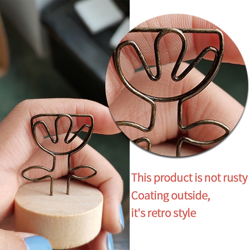 Giá Đỡ Kẹp Ảnh/ Giấy Ghi Chú Để Bàn Trang Trí