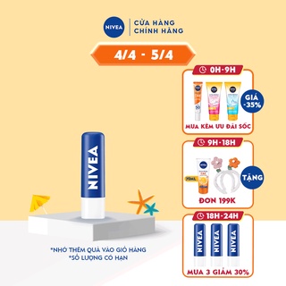 Mã FMCGMALL -8% đơn 250K Son dưỡng ẩm chuyên sâu Nivea Original Care 4.8g