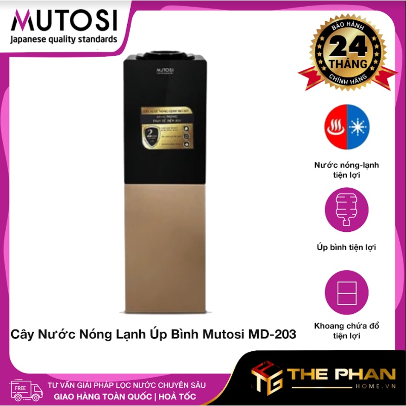 Cây Nước Nóng Lạnh Úp Bình Mutosi MD-203