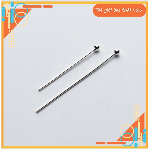 Đinh bạc đầu tròn 30mm - Charm bạc đinh bạc đầu tròn 30mm