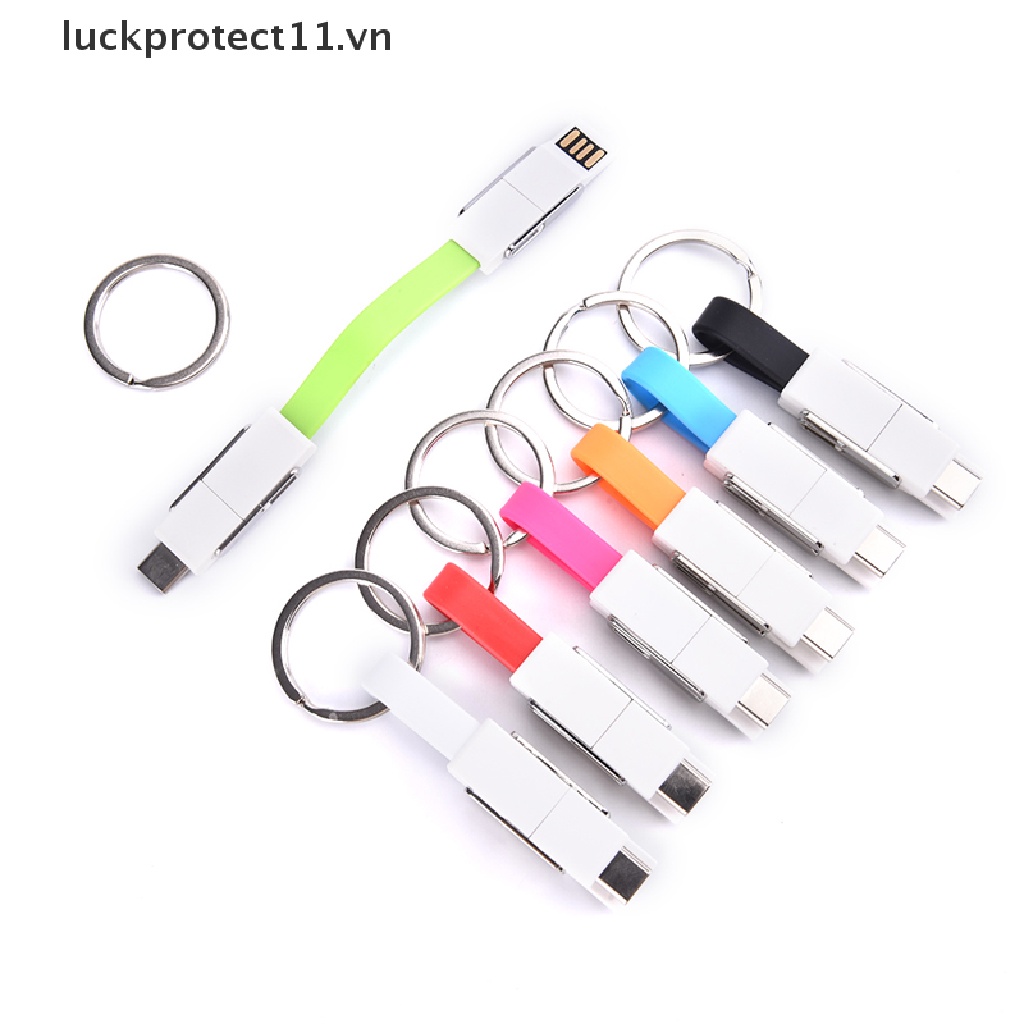 Móc Khóa Nam Châm 4 Trong 1 Cổng Micro USB Type-C