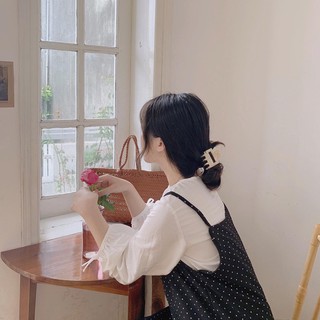 Set váy chấm bi kèm áo