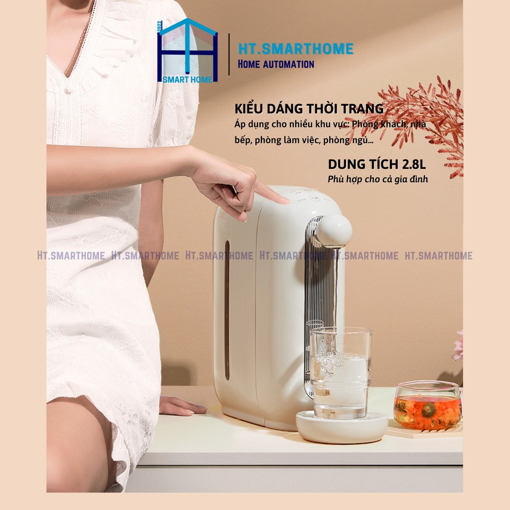 Máy nước nóng SUPOR 2,8L 2000W - Bảo hành 6 tháng - Màng lọc NanoSilver - Cảm biến tự động - An toàn khi sử dụng