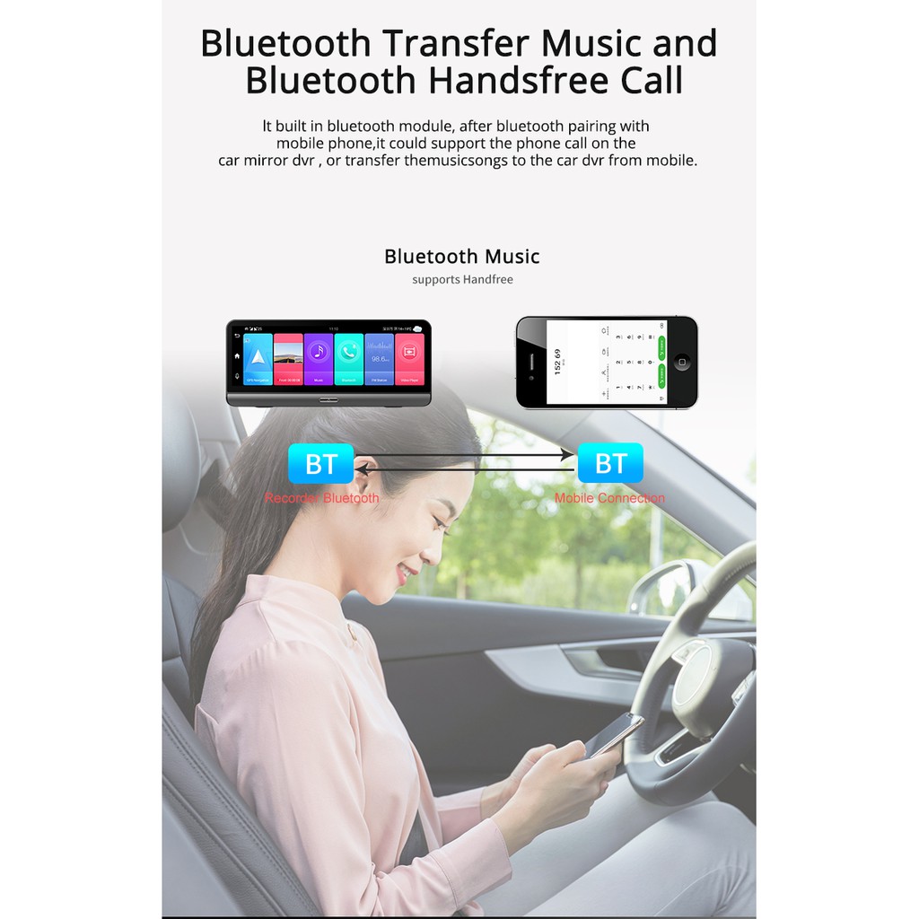 Camera hành trình taplo NOVATECH T98Pro cảnh báo tốc độ dẫn đường 8 inch