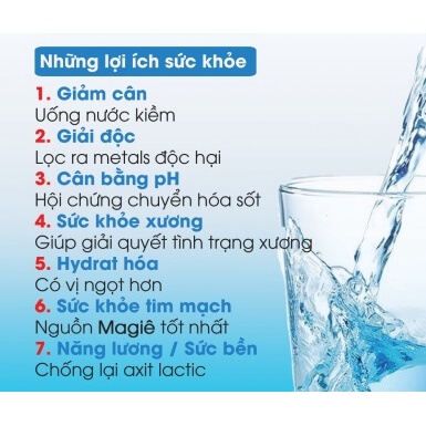 Bình nước kiềm thủy tinh Uswater GS 500ML, nước tốt, nước lành mạnh mọi lúc, mọi nơi
