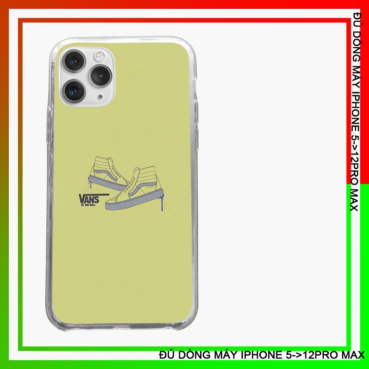 Ốp đt snecker iphone giá rẻ Ốp mềm logo Vans Iphone 7/8/8Plus/X/Xs/Xs Max/11/11 Promax/12/12 Promax VANPOD00047