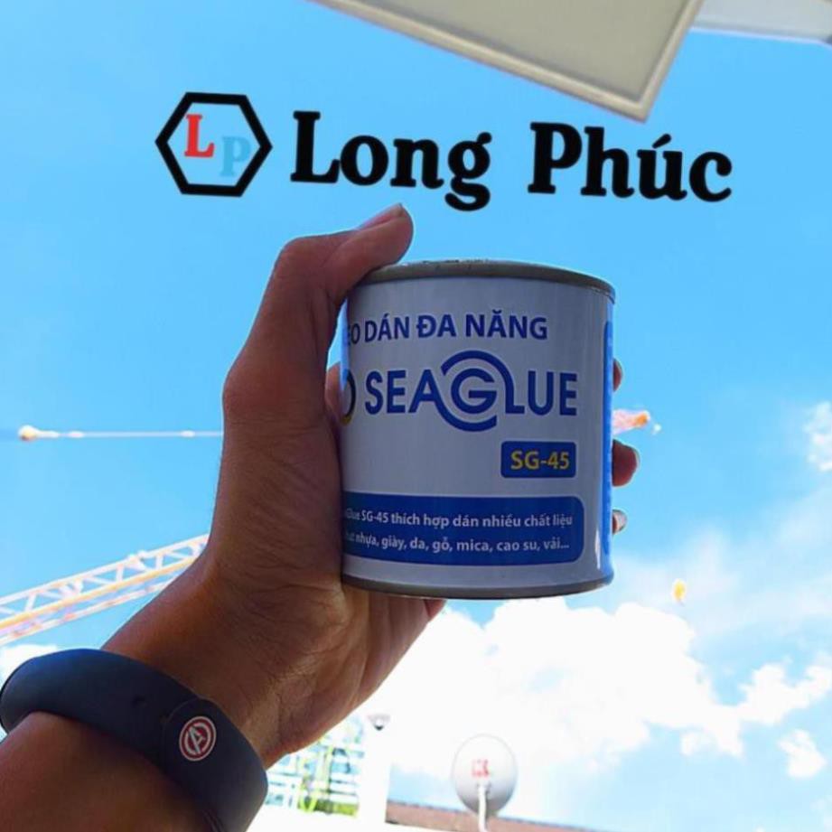 [FreeShip 50k] Keo Dán Đa Năng SeaGlue SG-45| Trong Suốt, Chịu Nước, Dính Chắc | lọ 300gr | long phúc shop