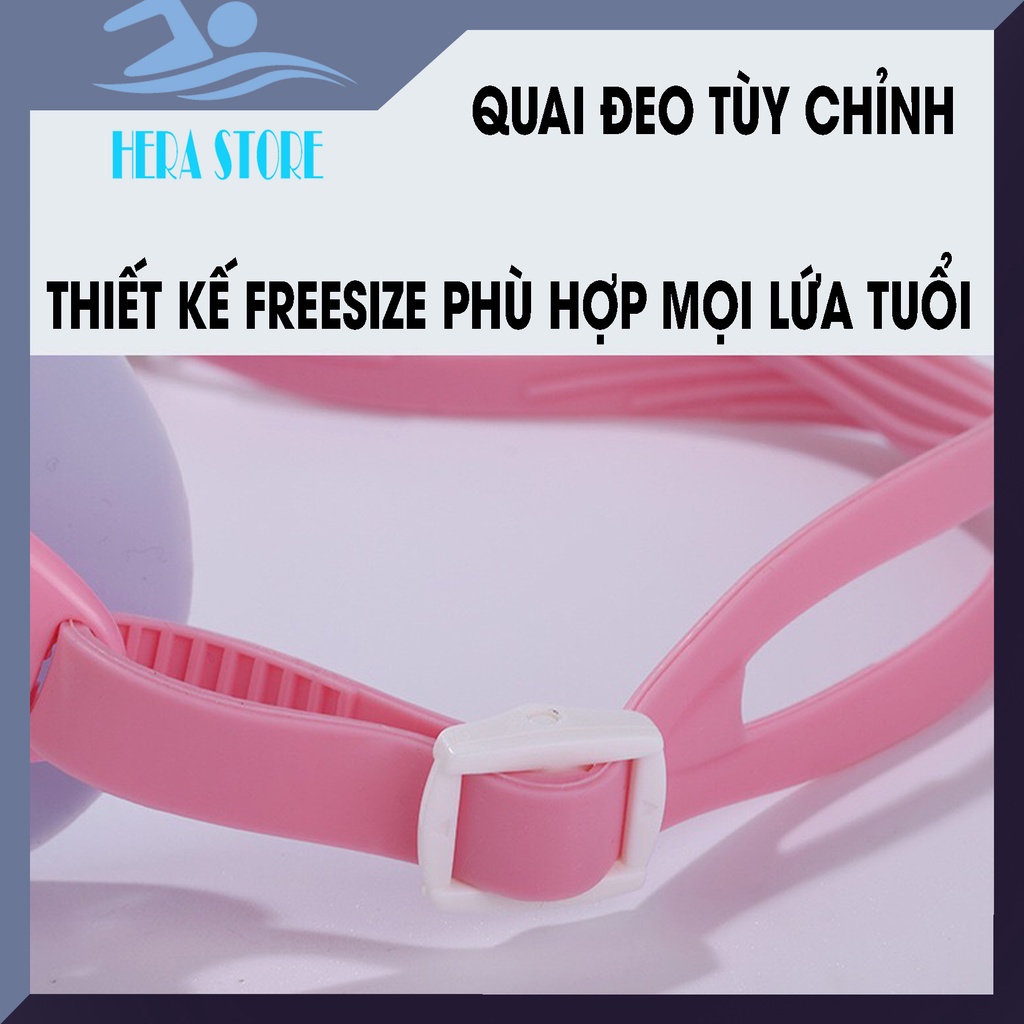 Kính bơi không gọng tầm quan sát rộng, chống xước, chống đọng hơi nước STORE HERA KB02