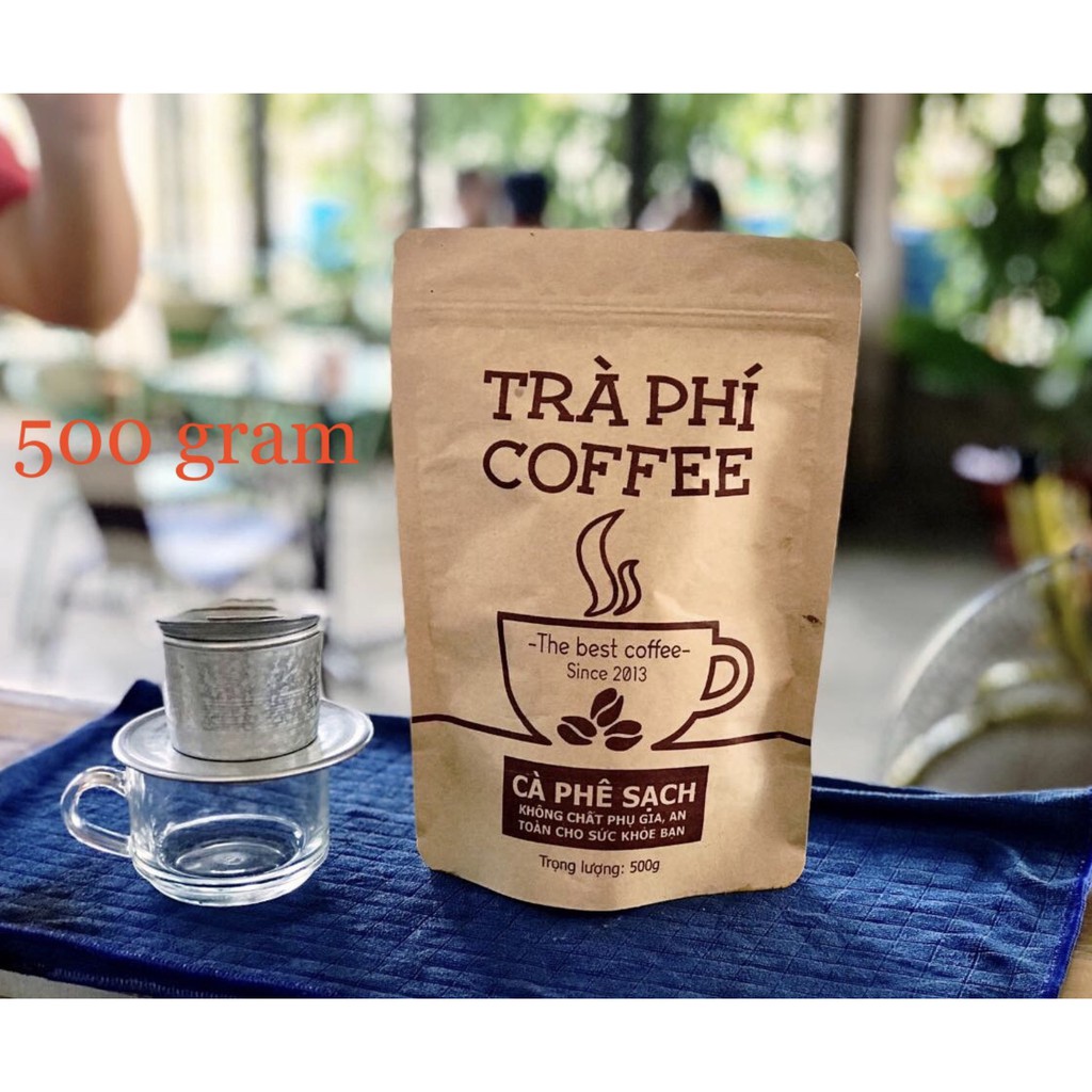 Trà Phí Coffee - Cà phê hạt rang mộc - 100% tự nhiên (500gr) | BigBuy360 - bigbuy360.vn