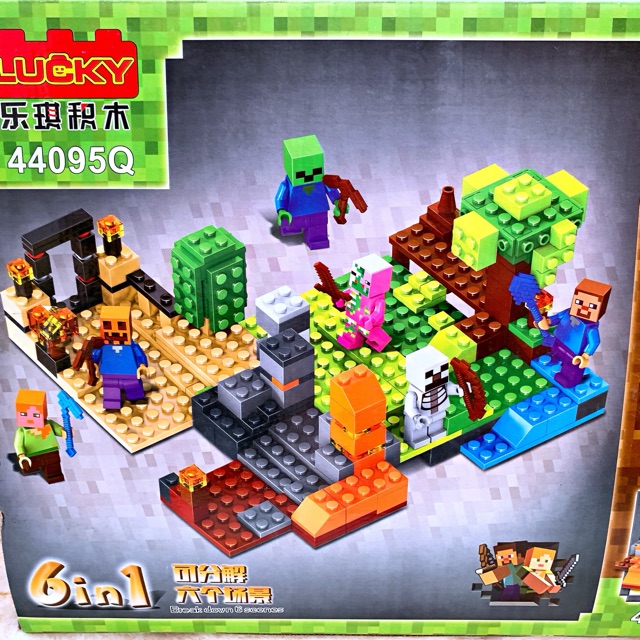 My World_ Lego Minecraft Xếp Hình Chòi Canh Của Các Chiến Binh 6in1 (274 mảnh)