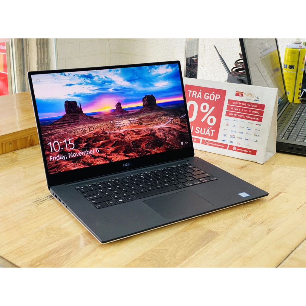 Máy tính laptop dell precision 5520 i7-7700hq 16g 256g nvidia m1200(4g) 4k touch like new