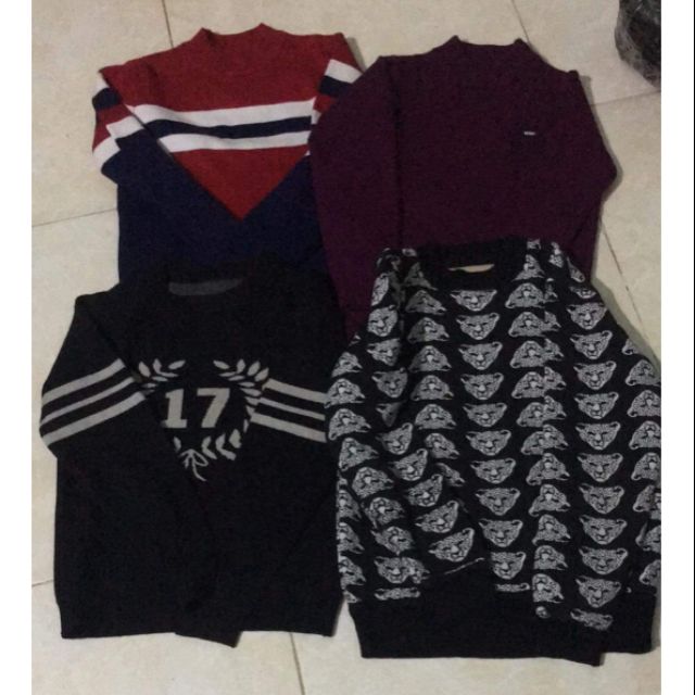 Combo 4 áo len cho bé