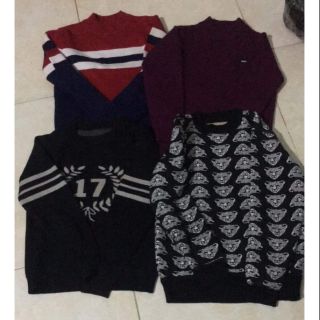 Combo 4 áo len cho bé