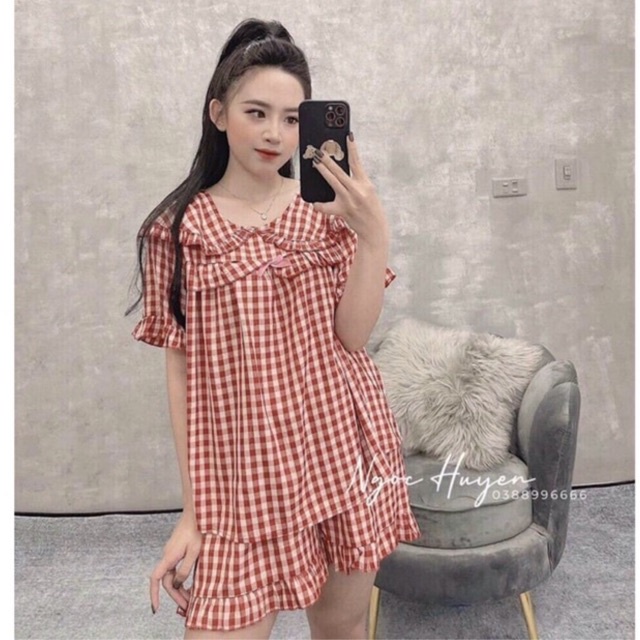 Bộ đùi bầu chất mềm đẹp quần có chun tăng chỉnh mặc ngủ ở nhà bầu sau sinh (có ảnh video )