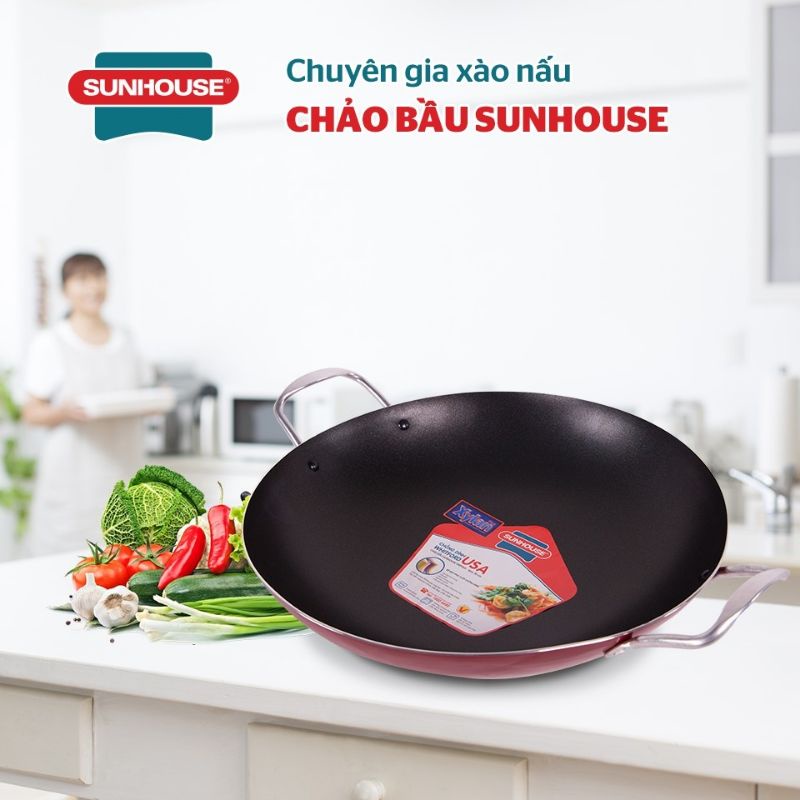 CHẢO BẦU 2 QUAY SUNHOUSE 30 Cm