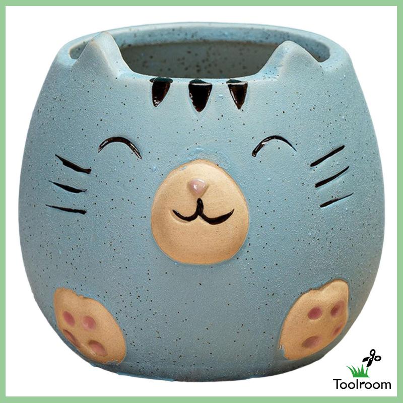 Chậu Trồng Cây Mọng Nước Có Lỗ Thoát Nước Dễ Thương Để Bàn Trang Trí Nhà Cửa