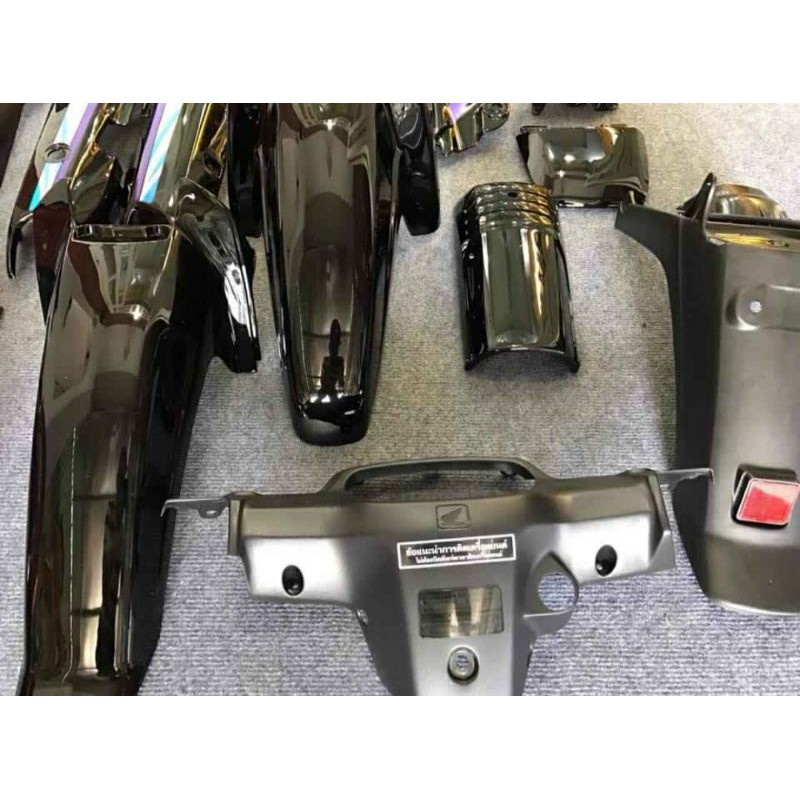 Bộ 3 nhựa đen nhám, áo xe DREAM lùn zin honda thái xịn