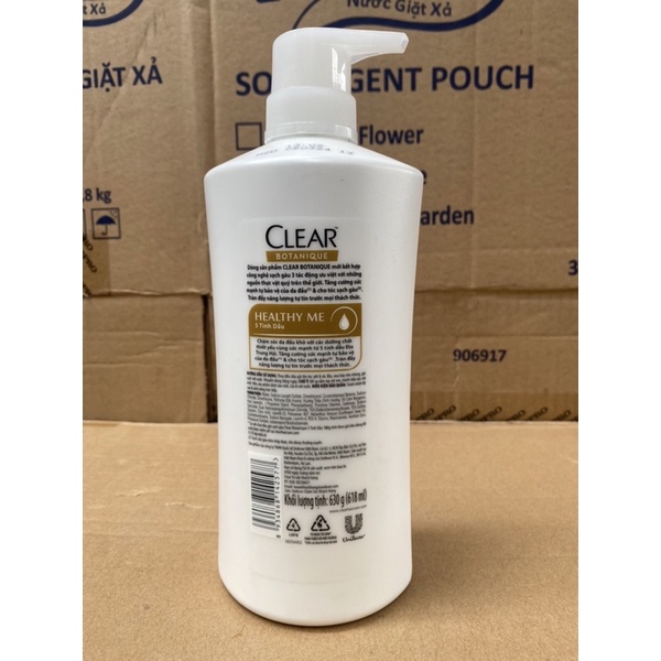 Dầu gội sạch gàu CLEAR 3 hạt siêu dưỡng 630g