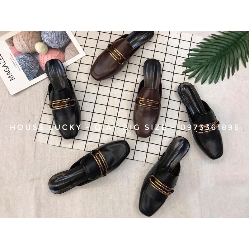 Giày sục Ck khoá mạ đồng BIG SIZE