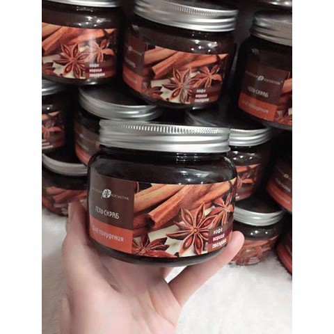Tẩy da chết body Nga chiết xuất từ quế hồi 380ml