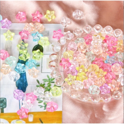 Set 30 Hạt Nhựa Acrylic Làm Trang Sức Thủ Công