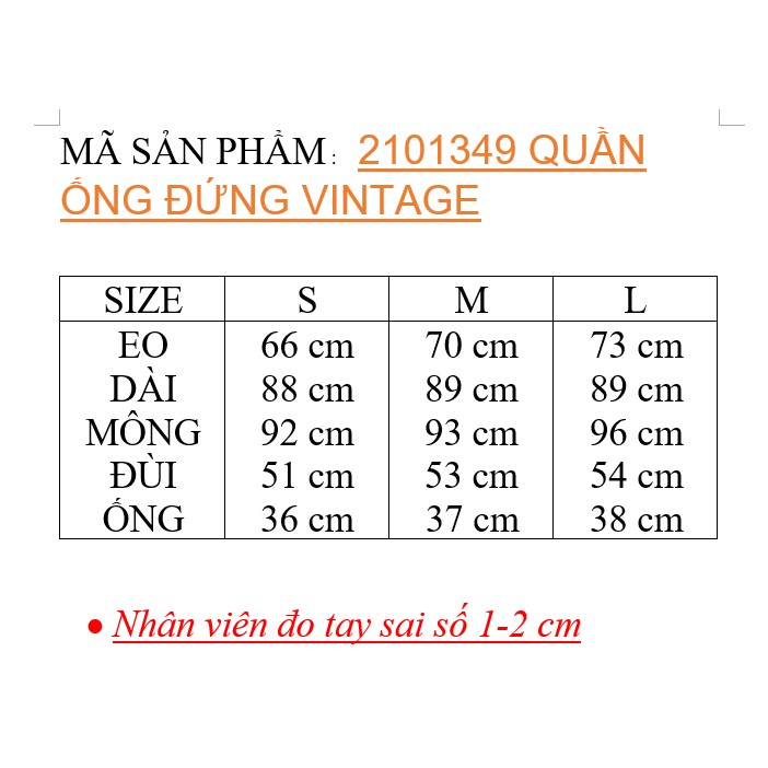 2101349 Quần jeans nữ ống đứng form vừa dáng basic ulzzang màu xanh vintage có size