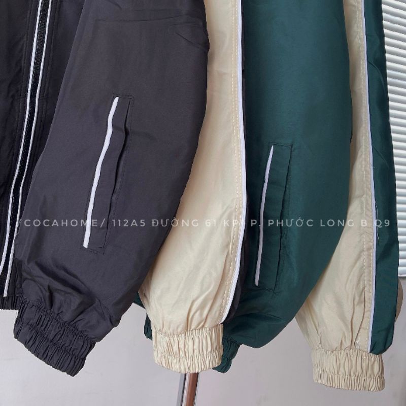ÁO KHOÁC DÙ 2 MÀU ẢNH THẬT UNISEX