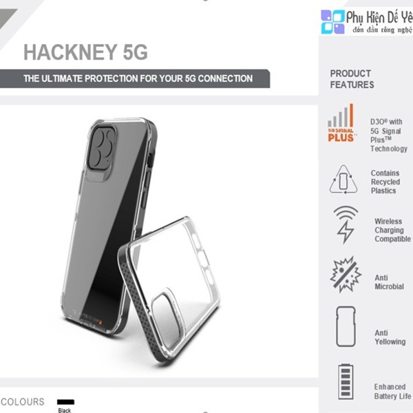 Ốp Gear4 D3O Hackney 5G cho iPhone 12 Pro Max