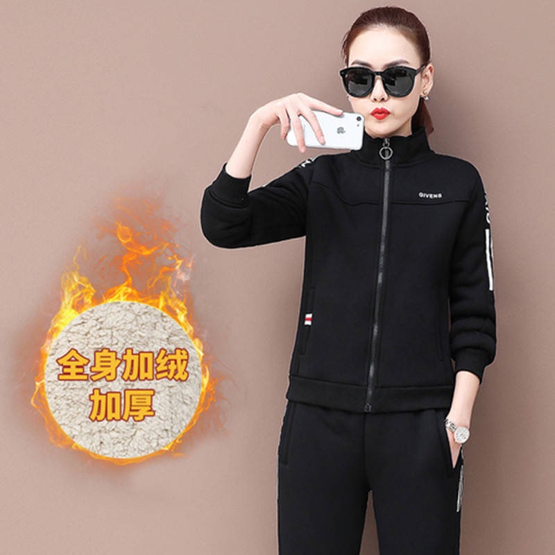 [Stage Creative Wear] Bộ Đồ Thể Thao Vải Lông Cừu Dày Ấm Áp Thời Trang Mùa Đông Dành Cho Nữ 2021 Phù Hợp Với Mùa Đông | BigBuy360 - bigbuy360.vn