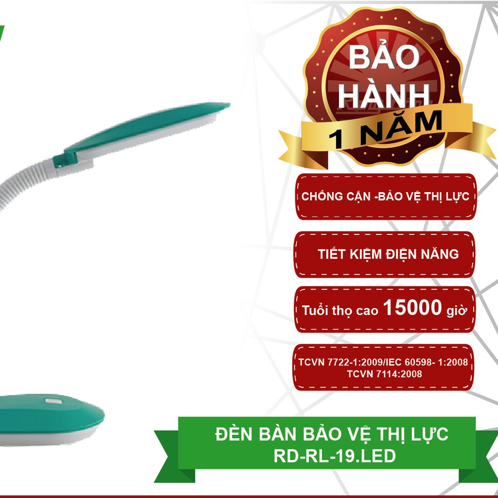 Đèn Học Chống Cận Rạng Đông RL 19.LED 5W