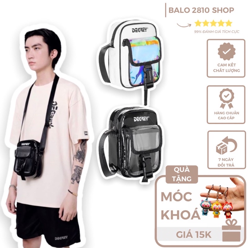 Túi Đeo Chéo Degrey Hologram Vải Dù Cao Cấp Chống Thấm Nước 2810 Clothes Shop Ulzzang Unisex