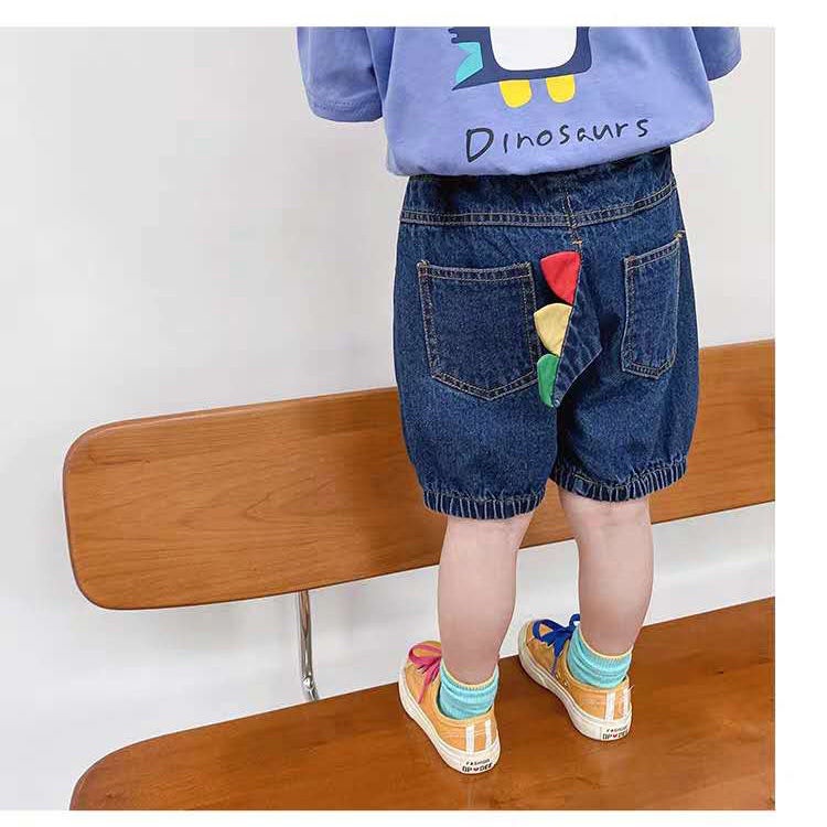 [Babycat] Hàng Có Sẵn Quần Short Denim Phong Cách Nhật Hàn Hàn Quốc Thời Trang Mùa Hè Dễ Phối Đồ Dành Cho Bé Trai 2022