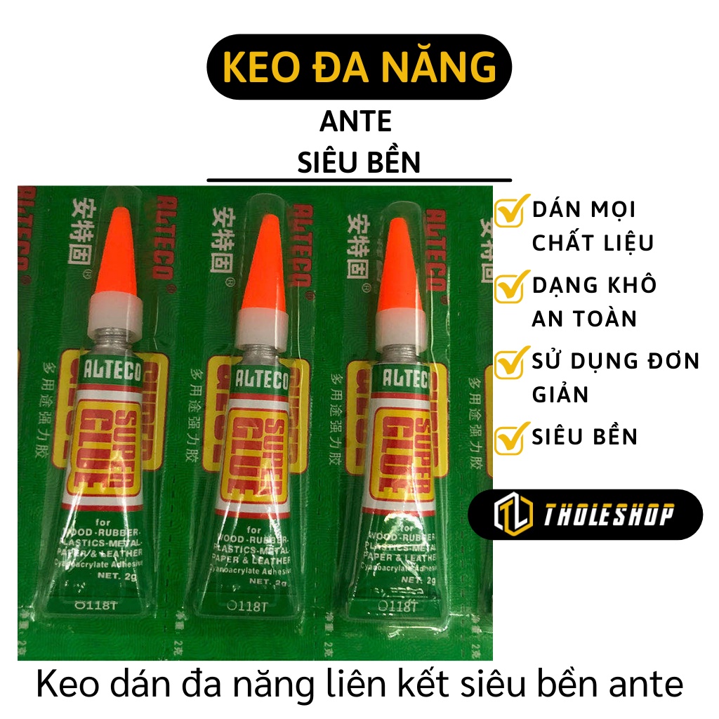 Keo Dán Đa Năng - Keo Dán Ante Khả Năng Dính Cực Chặt Trên Gỗ, Nhựa, Đồ Gốm 5837