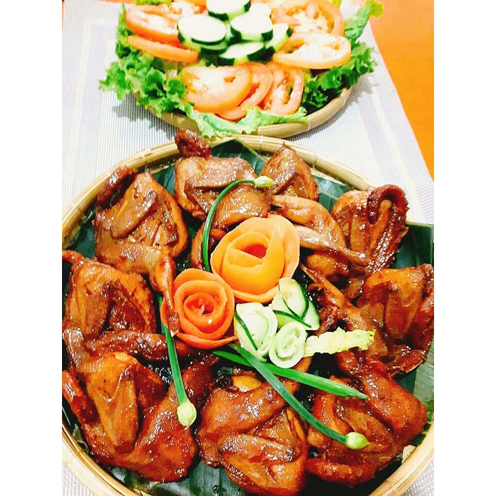 [ HCM HOẢ TỐC] KHAY CHIM CÚT ƯỚP LÁ MÓC MẬT CỰC NGON NUONFOOD