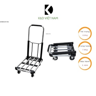 Xe đẩy hàng ADVINDEQ HT-150A 4 bánh siêu rút gọn, tải trọng lớn (Tải trọng 150kgs)