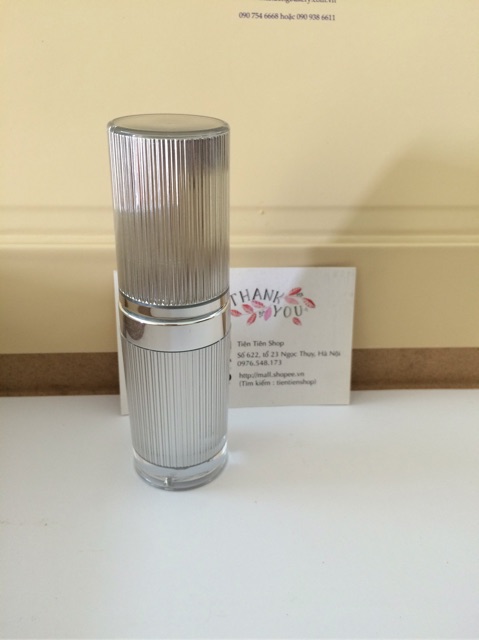 Chai đầu bơm thân xước bạc cao cấp 15ml, 30ml