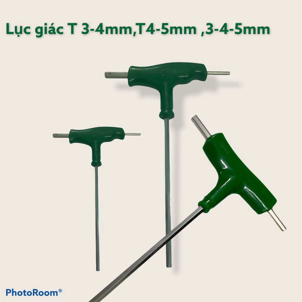 LỤC GIÁC CHỮ T 3MM-4MM  T4MM-5MM T3MM-5MM-4MM combo 3 cây