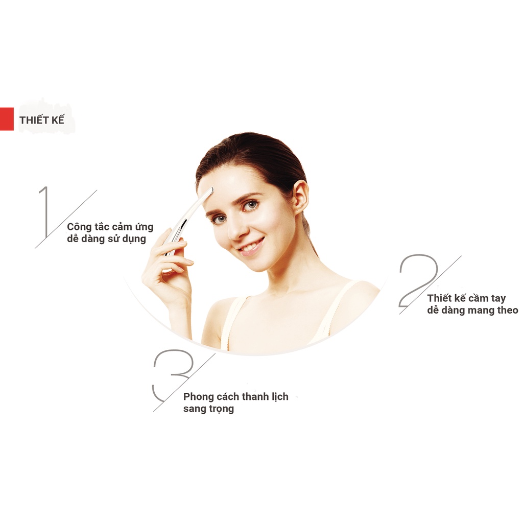 Máy nâng cơ mặt, máy massage chống lão hóa và trị liệu mắt Lifetrons EM-700 - Bảo hành chính hãng 12 tháng