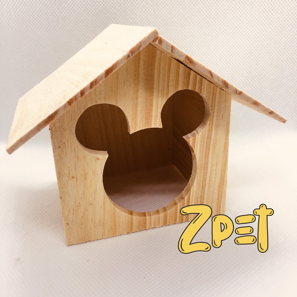 Nhà ngủ gỗ dành cho hamster