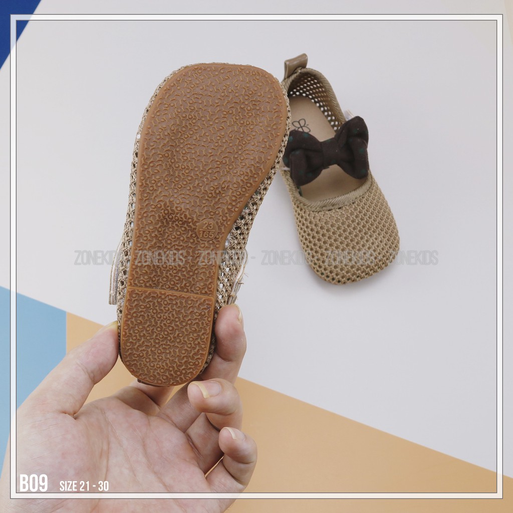 Giày búp bê vải lưới cho bé gái Zonekids - B09