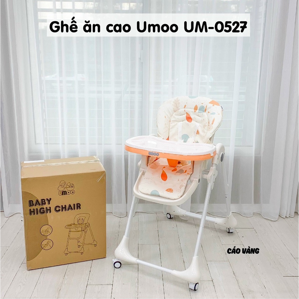 GHẾ ĂN DẶM UMOO CHỈNH ĐỘ CAO