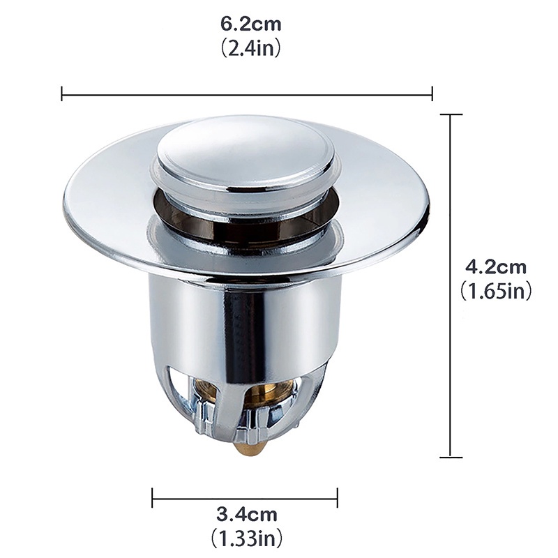 Bộ Lọc Cống Thoát Nước Bằng Đồng Thau ABS Thông Dụng Cho Nhà Bếp / Phòng Tắm