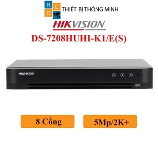 Mua Đầu ghi Hikvision 7208HUHI - K1/E(s) 8 kênh 5Mp/2K+ hỗ trợ camera có mic hàng chính hãng