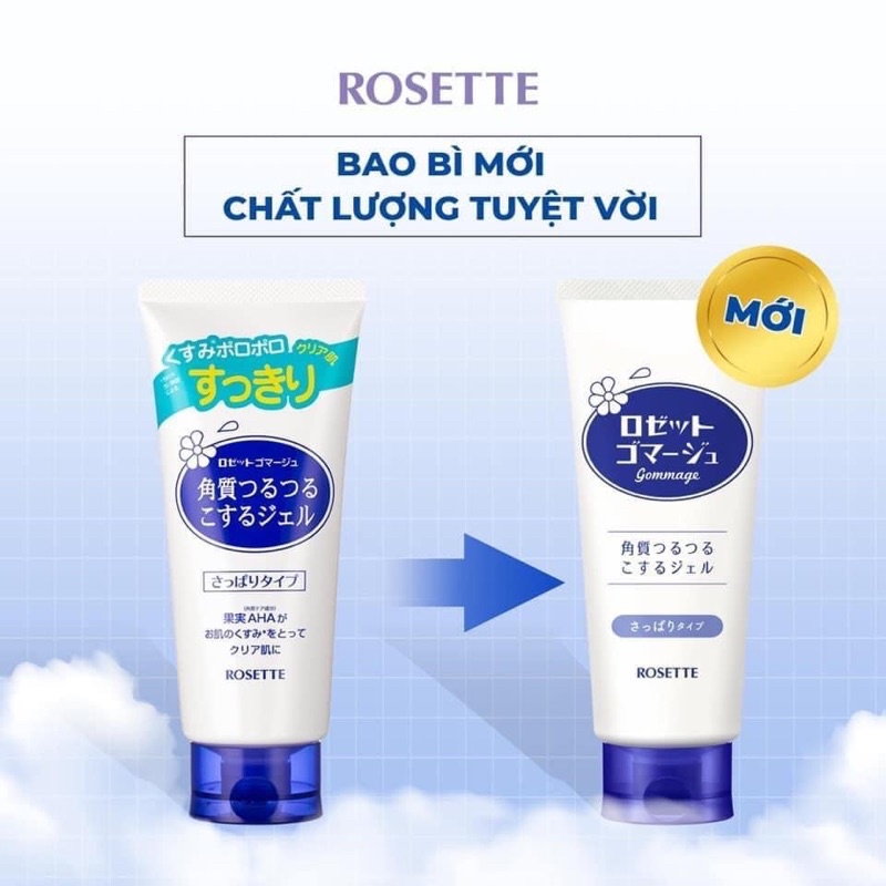 Tẩy da chết Rosette của Nhật