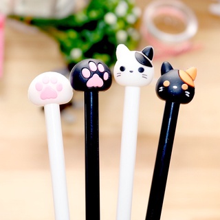 Combo 3 Bút mèo kute bút nước học sinh bút văn phòng bút ký tên viết sổ