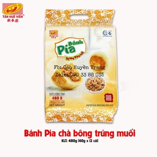 bánh pía chà bông trứng muối